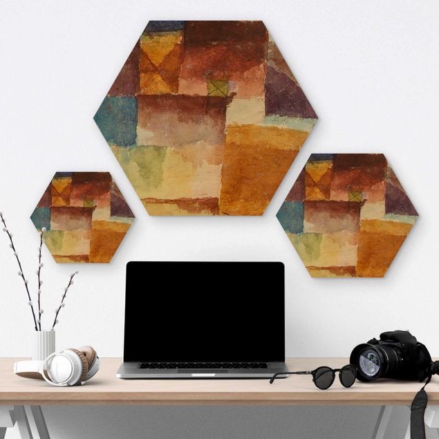 Hexagone en bois - Paul Klee - In the Wasteland
