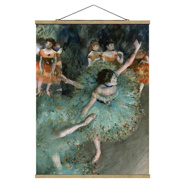 Tableau ballerines Edgar Degas - Danseurs en vert