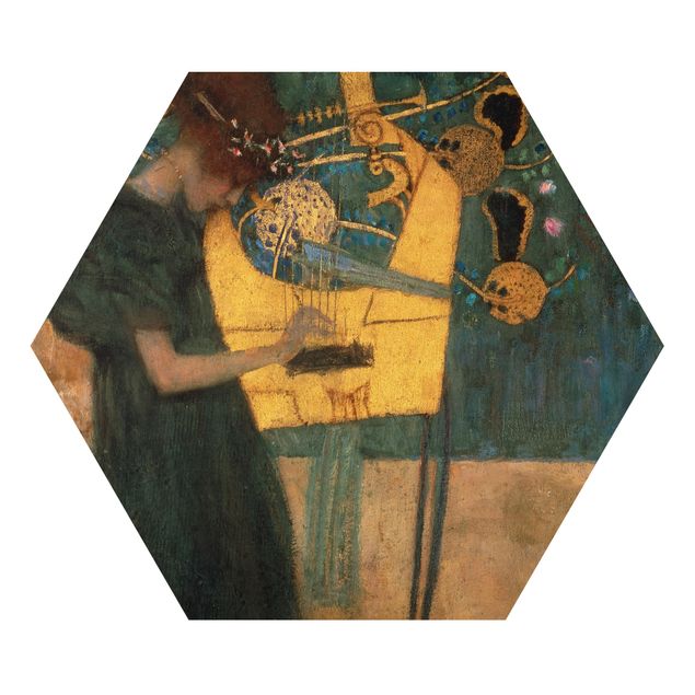 Tableau portrait Gustav Klimt - Musique