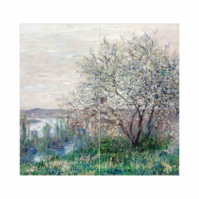 Revêtement mural douche Claude Monet - Le printemps à Vétheuil