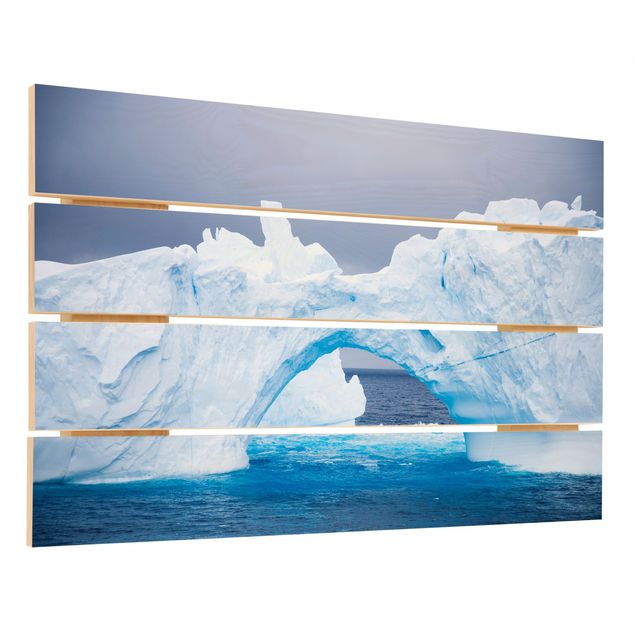 Impression sur bois Iceberg de l'Antarctique