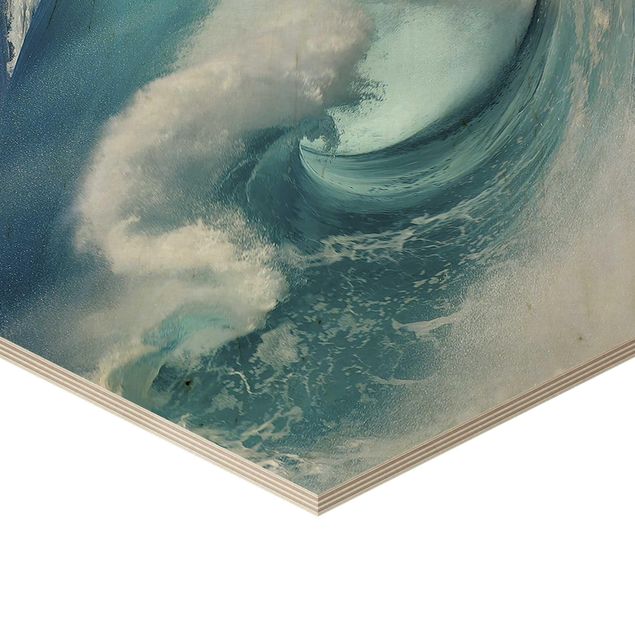Hexagone en bois - Raging Waves