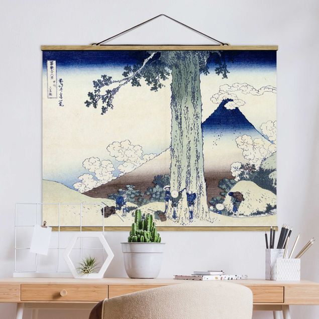 Déco mur cuisine Katsushika Hokusai - Col de Mishima dans la province de Kai