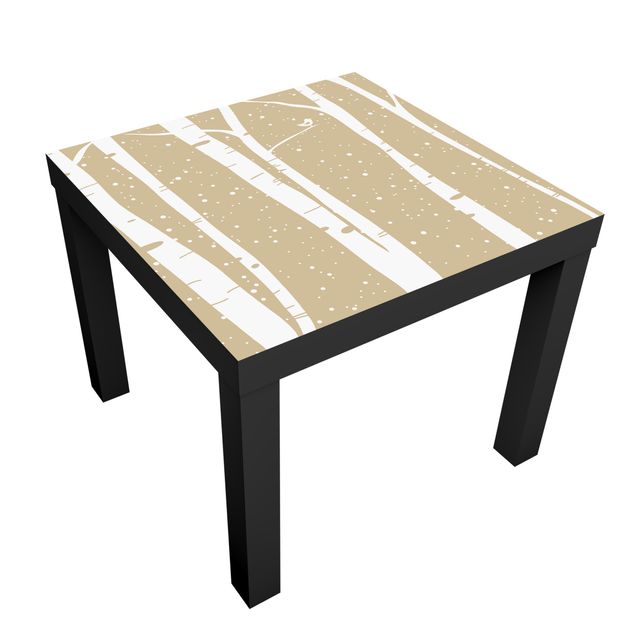 Papier adhésif pour meuble IKEA - Lack table d'appoint - Snowconcert Between Birches