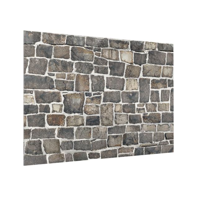 Fond de hotte pierre Papier peint en pierre de carrière Mur en pierre naturelle