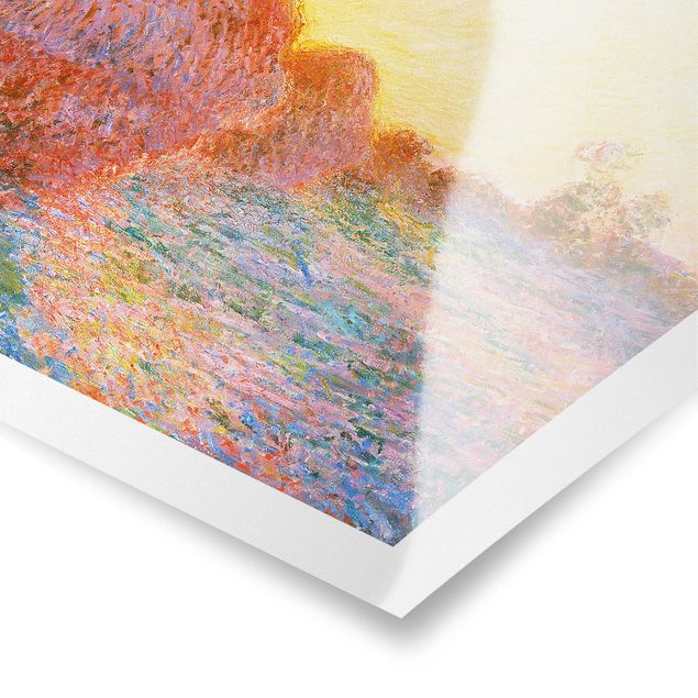Tableau nature Claude Monet - Botte de foin au soleil