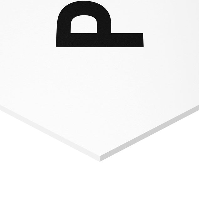 Hexagone en forex - Letter White P