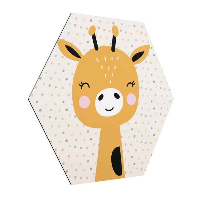 Cadre animaux Bébé Girafe