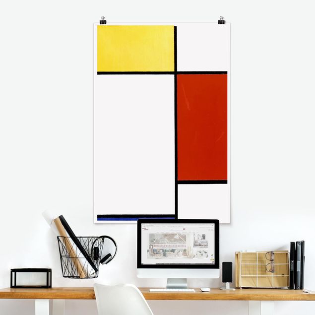 Décorations cuisine Piet Mondrian - Composition I