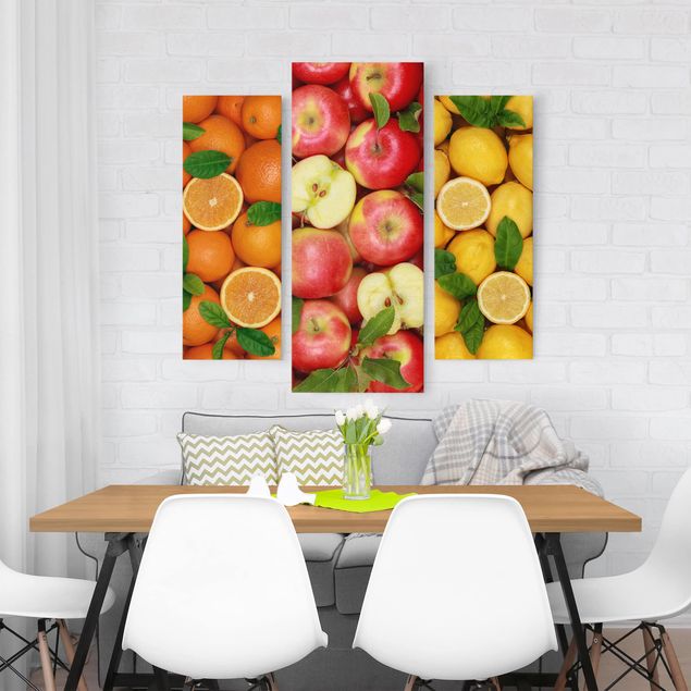 Tableau avec couleur orange Fresh Fruit