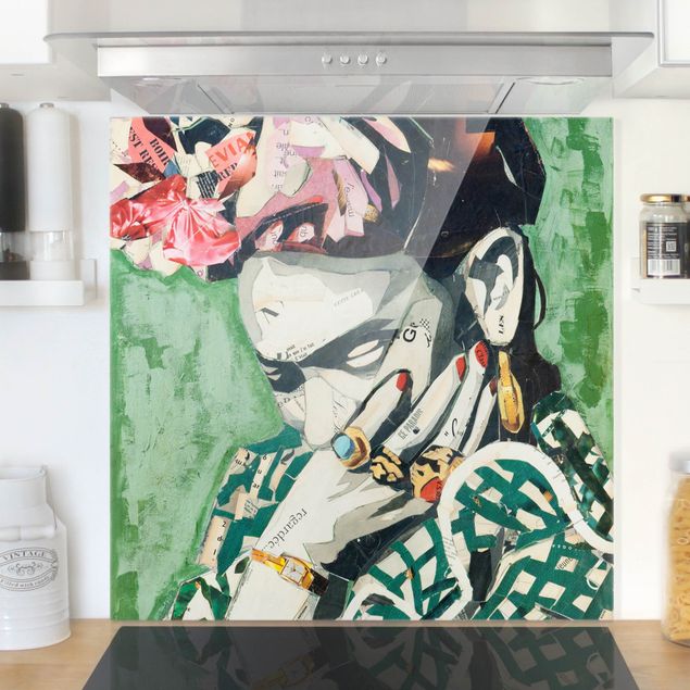 Déco murale cuisine Frida Kahlo - Collage No.3