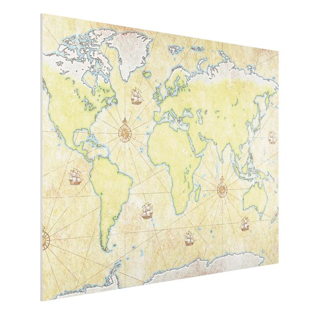 Décoration chambre bébé World Map