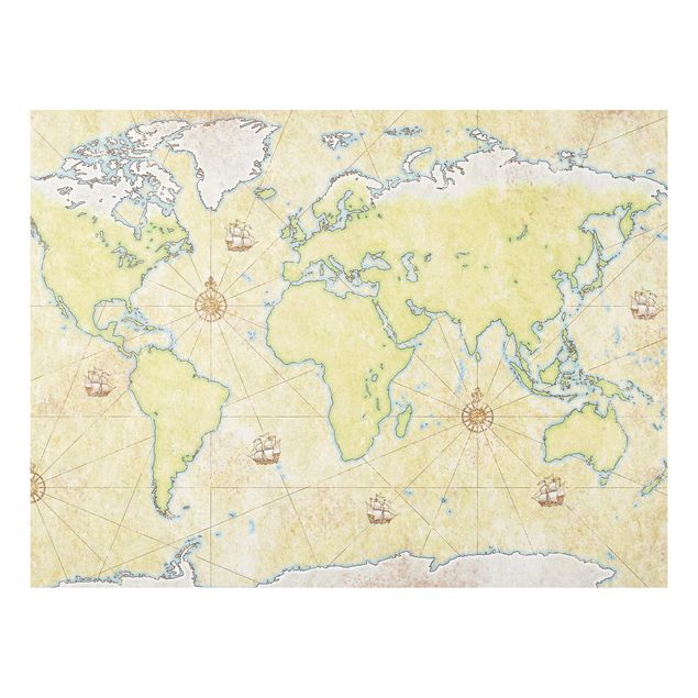 Tableau moderne World Map