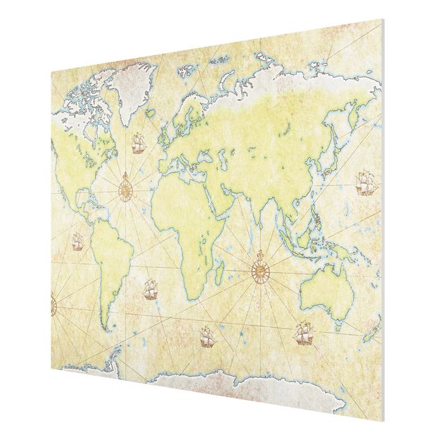 Tableaux carte du monde World Map