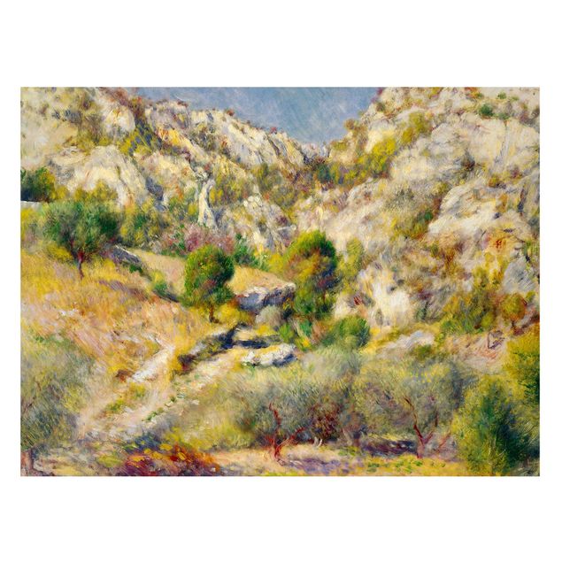 Tableaux paysage Auguste Renoir - Rocher à l'Estaque