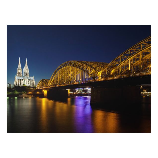 Tableaux moderne Cologne la nuit