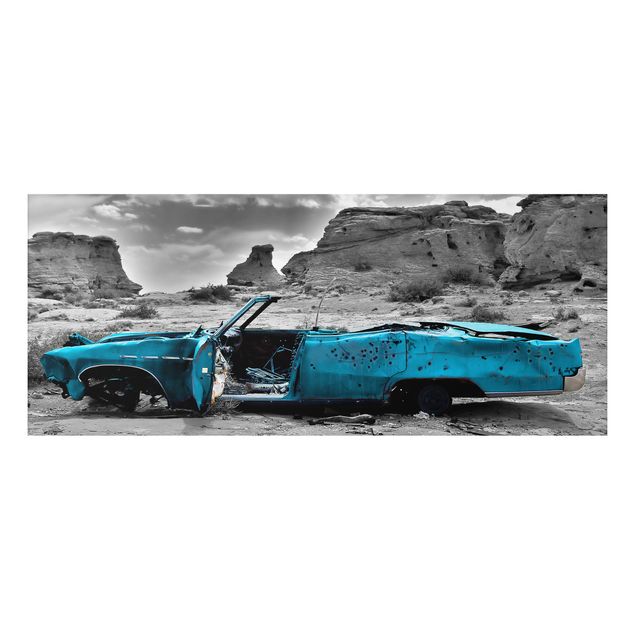 Tableaux paysage Turquoise Cadillac
