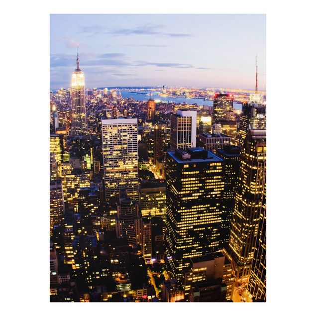 Cadre New York New York Skyline At Night