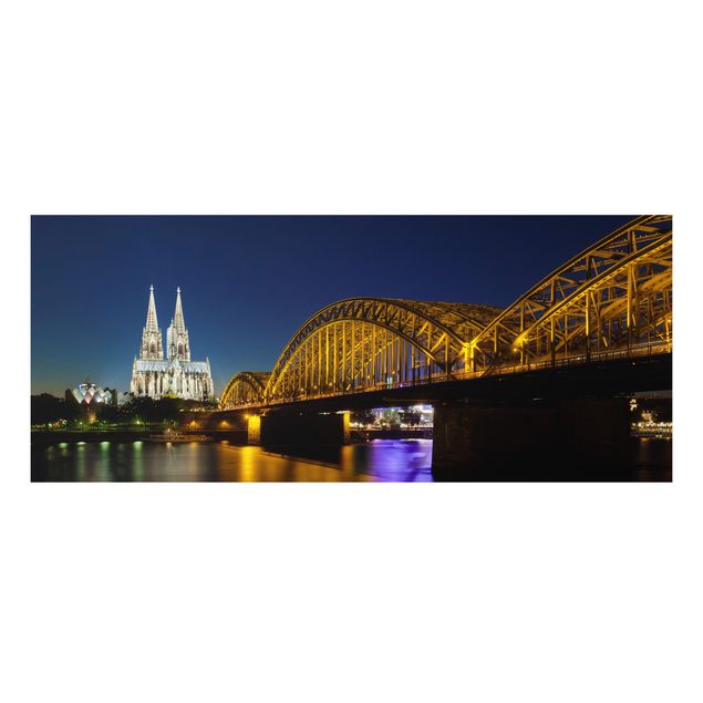 Tableaux moderne Cologne la nuit