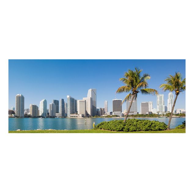 Tableaux modernes Miami Beach Skyline