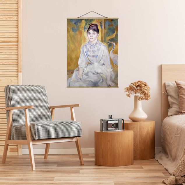 Tableaux Impressionnisme Auguste Renoir - Jeune fille avec un cygne