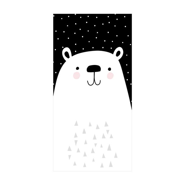 tapis modernes Zoo à motifs - Ours polaire