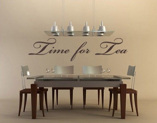 Déco murale cuisine No.NH34 L'heure du thé - Tea time