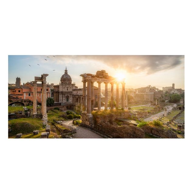 Tableaux Italie Forum Romanum au lever du soleil