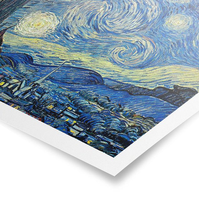 Courant artistique Postimpressionnisme Vincent Van Gogh - La nuit étoilée