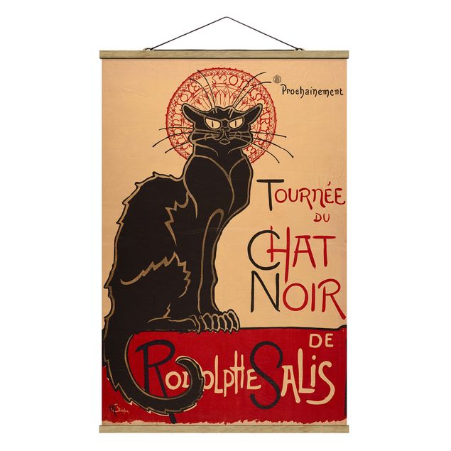 Tableaux animaux Théophile Steinlen - Le Chat Noir
