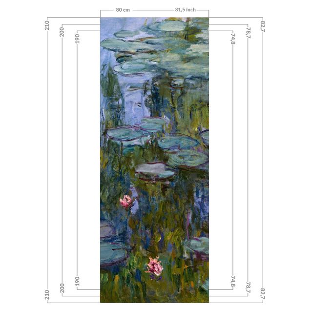 Revêtement mural de douche - Claude Monet - Water Lilies (Nympheas)