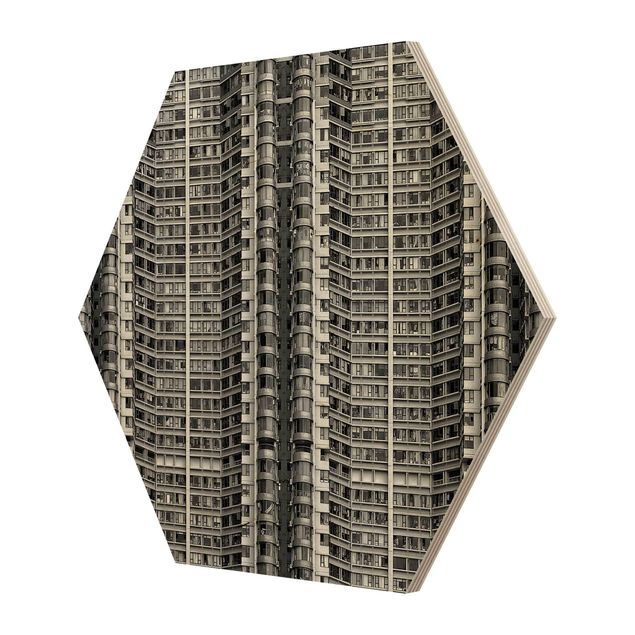Hexagone en bois - Skyscraper