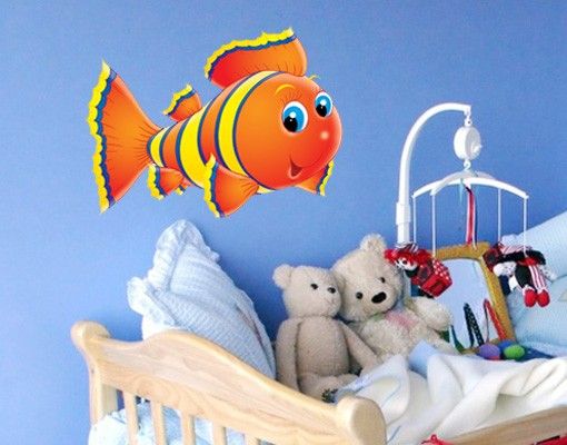 Déco chambre bébé No.6 Stripe Fish