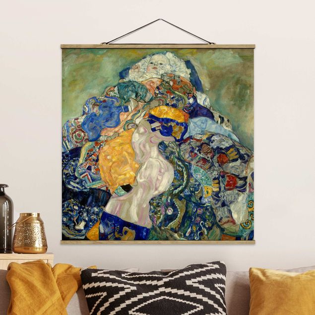 Déco mur cuisine Gustav Klimt - Bébé (berceau)