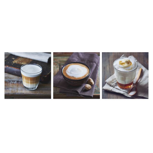 Tableaux sur toile avec café Caffè Latte