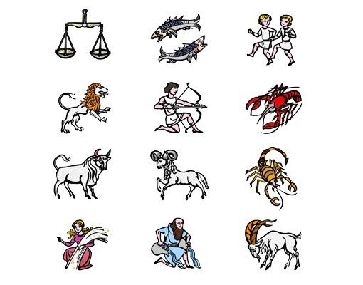 Stickers muraux zen No.155 Signes du Zodiaque