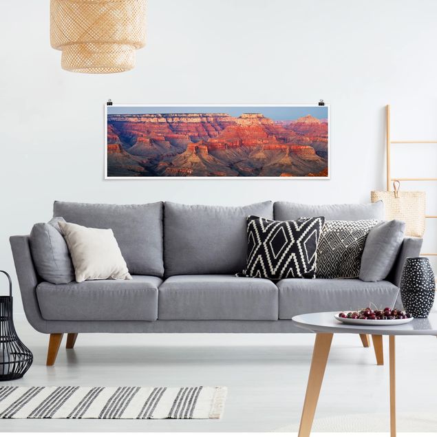 Tableau paysages Grand Canyon après le coucher du soleil