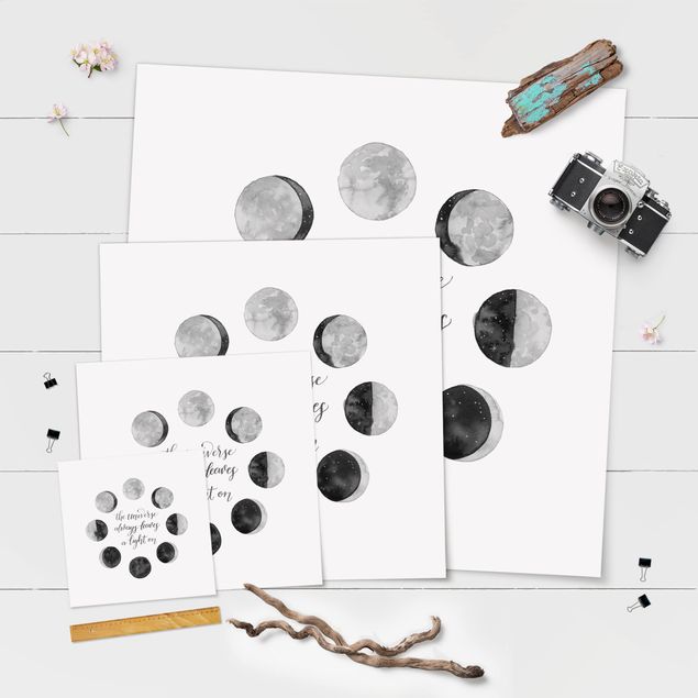 Posters Ode à la lune - Univers