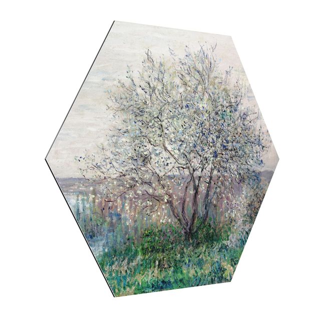 Tableau arbre Claude Monet - Le printemps à Vétheuil