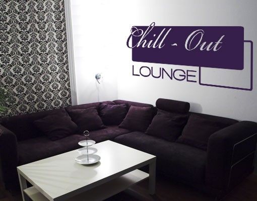 Stickers muraux citation No.AS4 Chill-Out Lounge