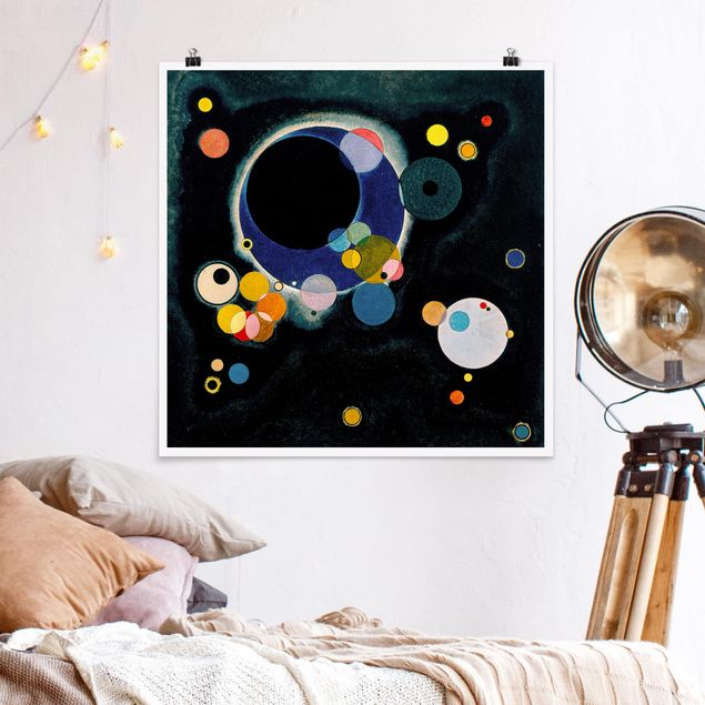 Tableau artistique Wassily Kandinsky - Cercles d'esquisses