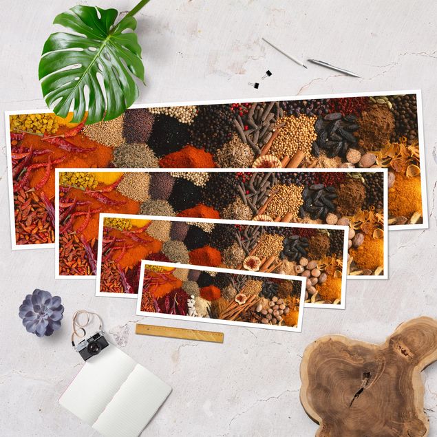 Poster panoramique cuisine - Exotic Spices