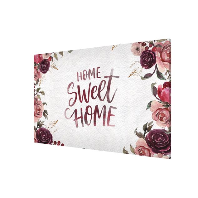 Tableaux famille Home Sweet Home Aquarelle sur papier