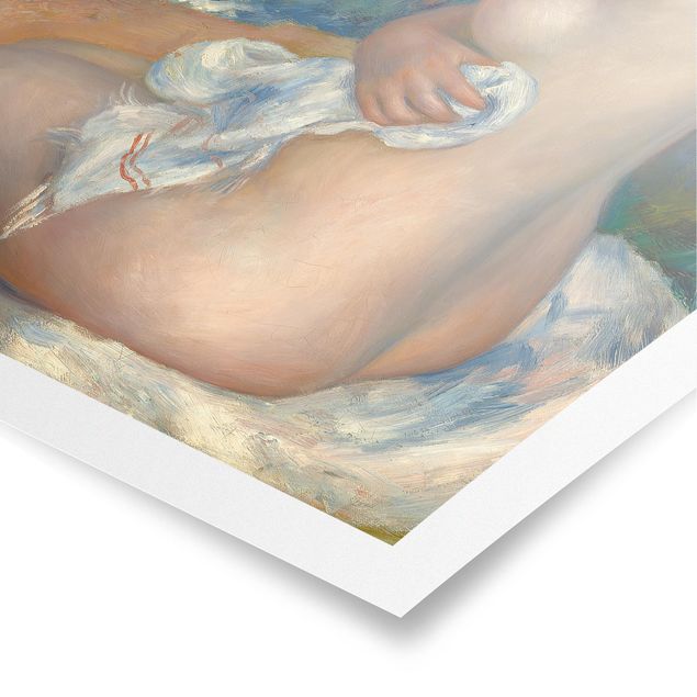 Tableau portrait Auguste Renoir - Après le bain