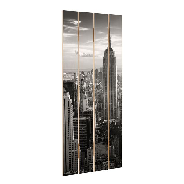 Impression sur bois - Manhattan Skyline