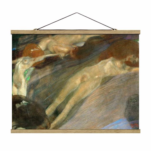 Tableaux moderne Gustav Klimt - L'eau en mouvement