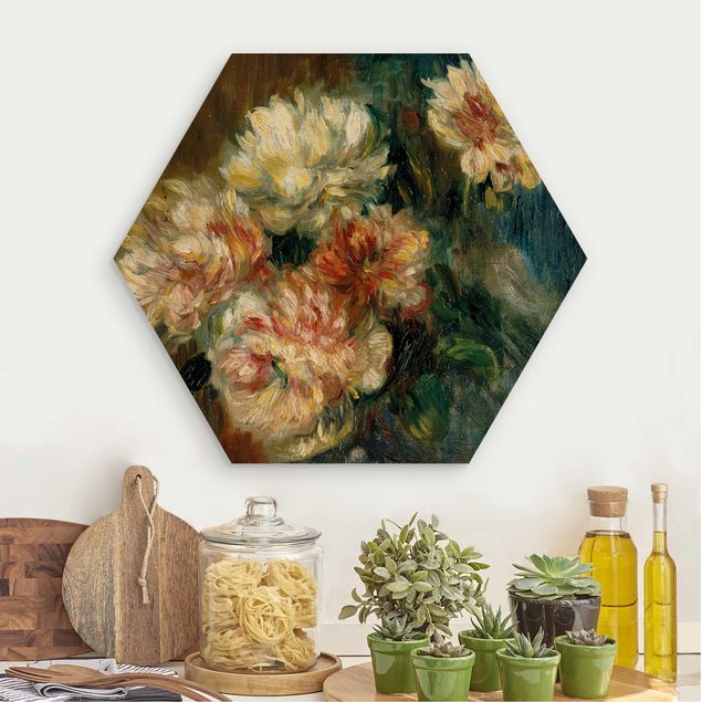 Tableau impressionniste Auguste Renoir - Vase de pivoines