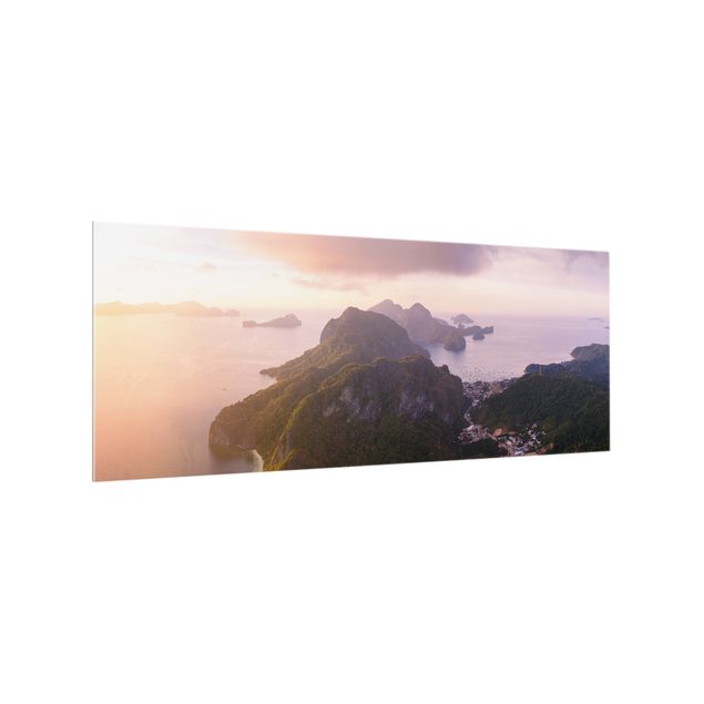 Tableaux de Matteo Colombo Paysage atmosphérique de la côte