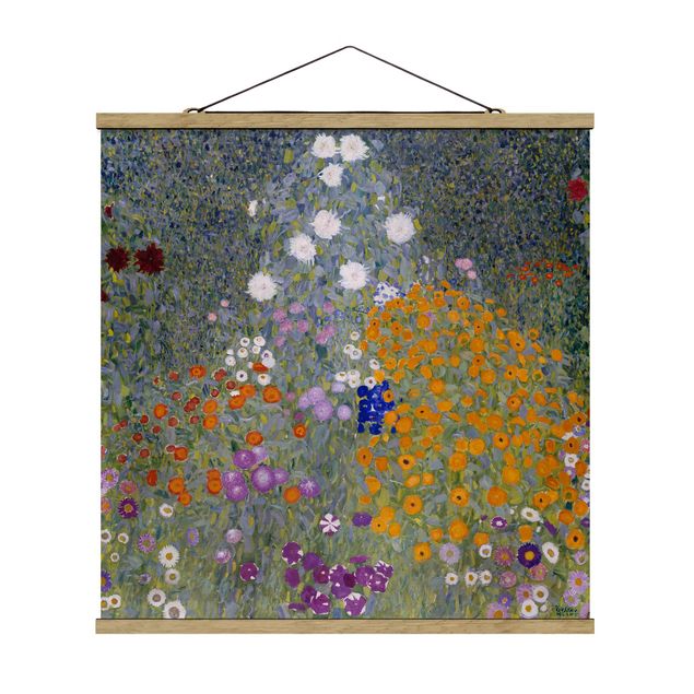 Tableaux moderne Gustav Klimt - Jardin de cottage
