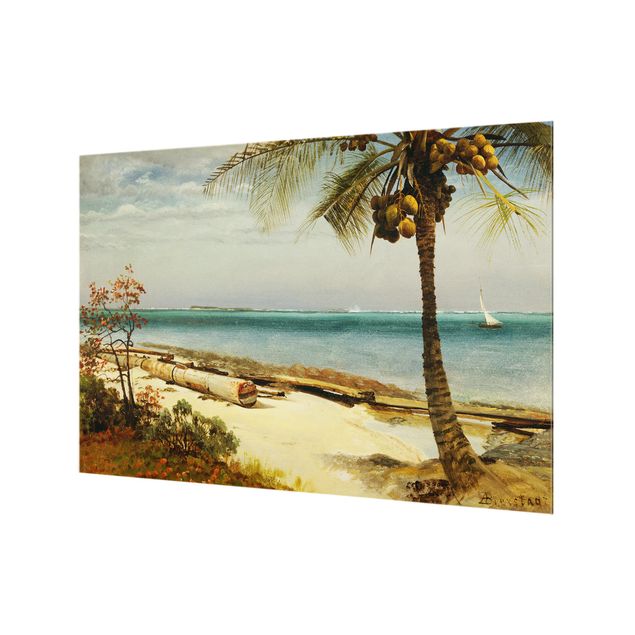 Copie tableaux Albert Bierstadt - Côte tropicale